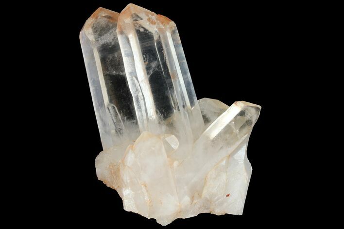 Tangerine Quartz Crystal Cluster - Madagascar #112788